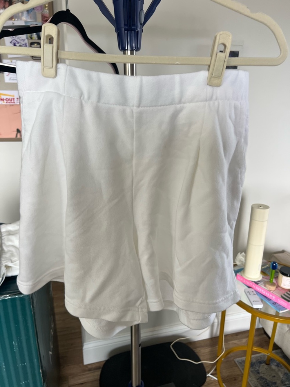 aerie White Skort with Built-In Shorts